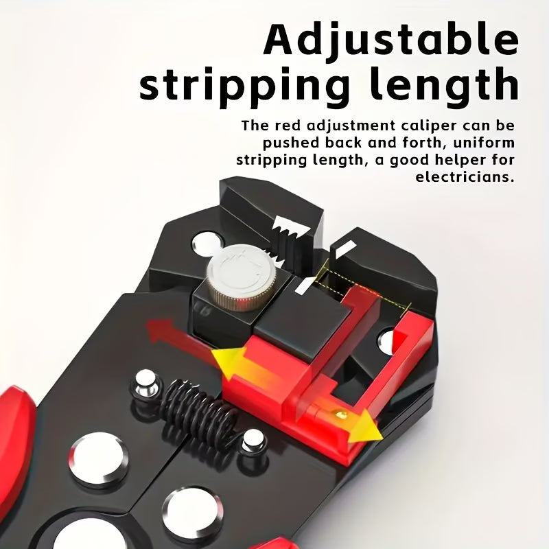 Automatic Wire Stripper - 1pc Multi-Function Cable Crimping Pliers