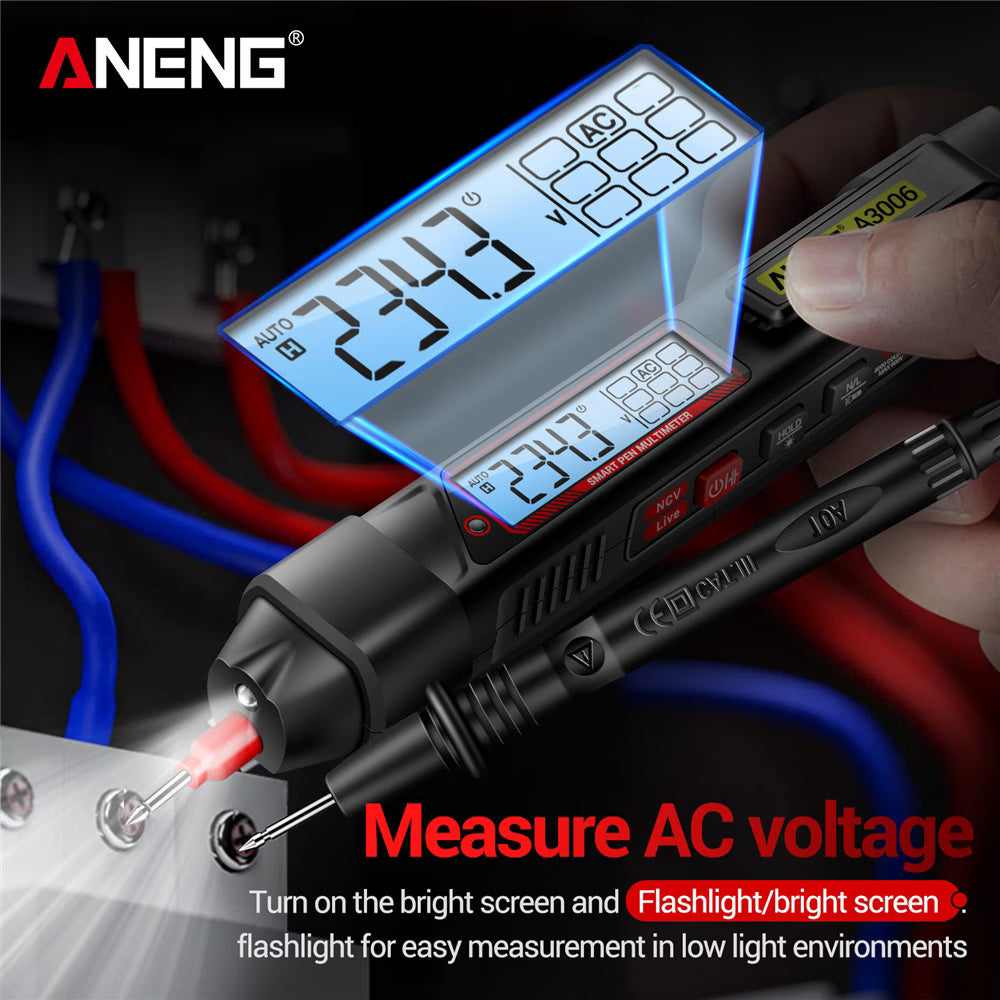 ANENG A3006 New Pen Multimeter Digital High-precision Electrical Dedicated Voltage Measurement Multi-functional Line Breaking Pen