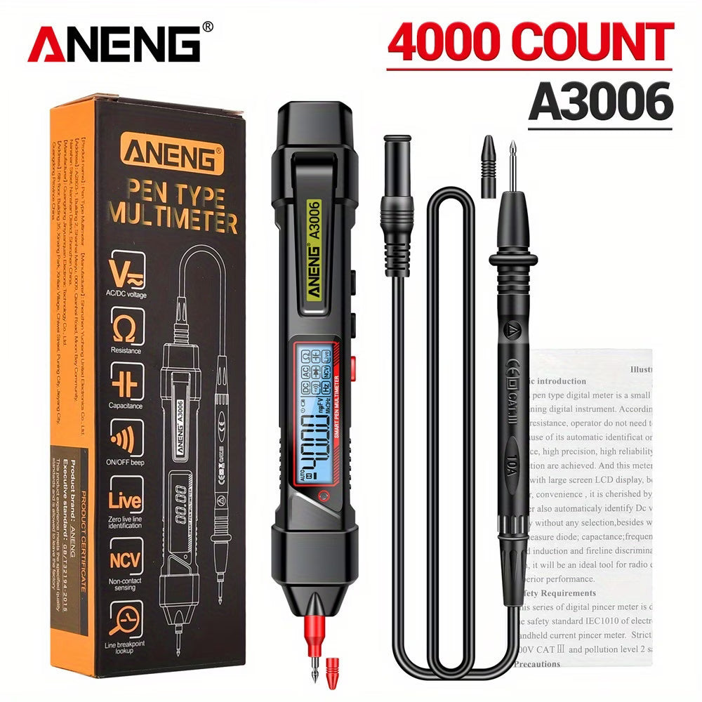 ANENG A3006 New Pen Multimeter Digital High-precision Electrical Dedicated Voltage Measurement Multi-functional Line Breaking Pen