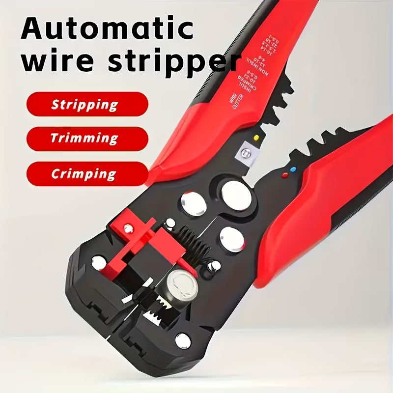 Automatic Wire Stripper - 1pc Multi-Function Cable Crimping Pliers