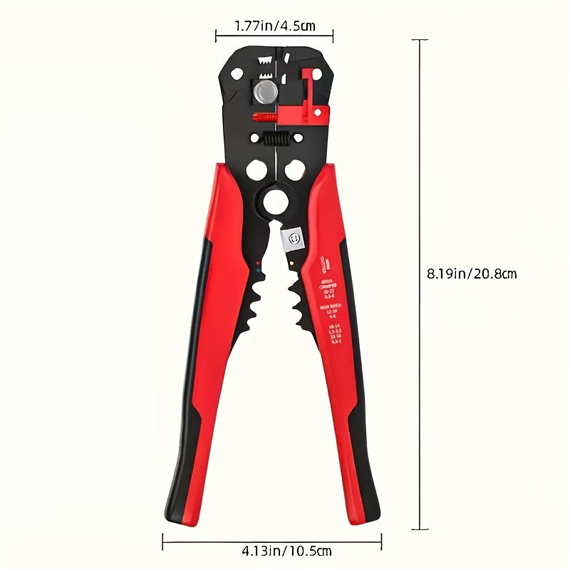 Automatic Wire Stripper - 1pc Multi-Function Cable Crimping Pliers