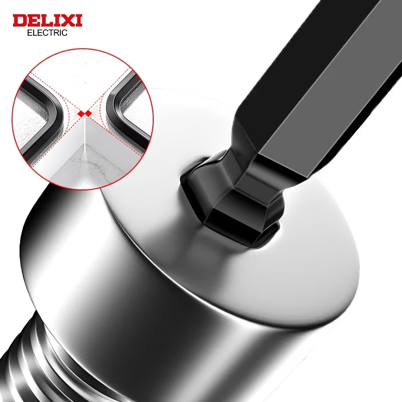 Extra-Long Arm Hex Wrench Set with Ball &amp; Torx Ends