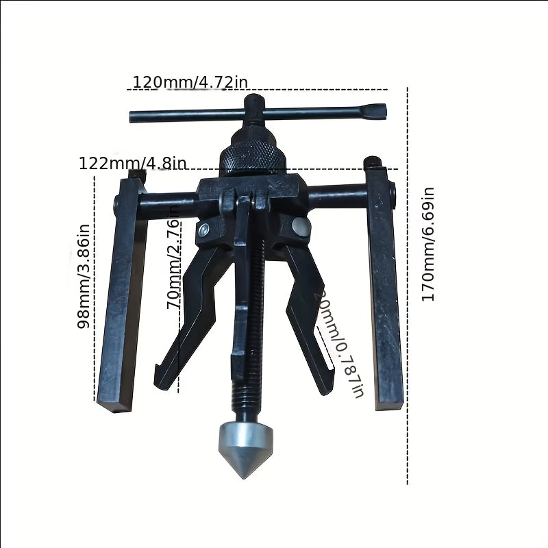 3-Jaw Bearing Puller – Inner Bore Bearing Removal