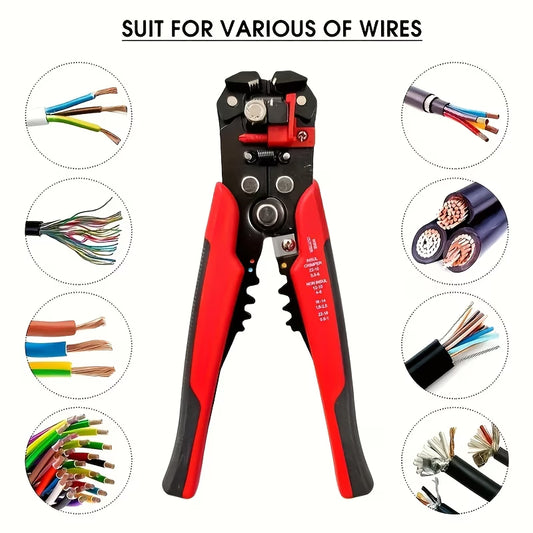Automatic Wire Stripper - 1pc Multi-Function Cable Crimping Pliers